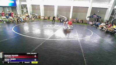 285 lbs Semis & 1st Wrestleback (8 Team) - Roman Fraser, Texas Gold vs Noah Miner, Oregon