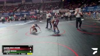 D 3 113 lbs Quarterfinal - Austin Gray-Moore, De La Salle vs Cooper Berzas, St. Edmund