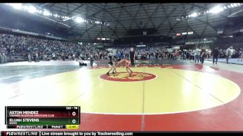 78 lbs Champ. Round 1 - Elijah Stevens, NWWC vs Axton Mendez, Thunder Mountain Wrestling Club