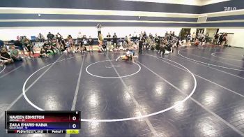122 lbs Round 5 (6 Team) - Naveen Edmiston, Oregon vs Zaila Eharis-Kaina, Gold Rush