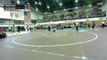 132 lbs 1st Place Match - Slater Hicks, Valencia/Valencia vs Marco Costa, Redlands East Valley
