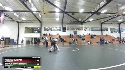 184 lbs 3rd Place Match - Trevor Stuyvenberg, Indiana Tech vs Michael Durham, Indiana Tech