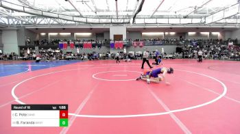 120 lbs Round Of 16 - Cristian Pote, Danbury vs Bryce Faranda, Westhill