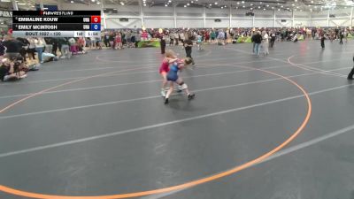 120 lbs Cons. Round 1 - Emmaline Kouw, Unattached vs Emily McIntosh, Unattached