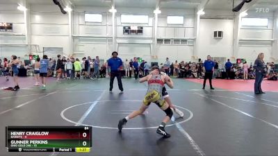 84 lbs Round 7 (10 Team) - Henry Craiglow, Bandits vs Gunner Perkins, Ohio Gold 24K