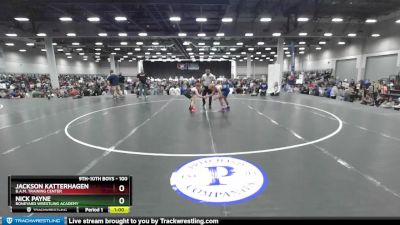 100 lbs Cons. Round 2 - Jackson Katterhagen, B.A.M. Training Center vs Nick Payne, Boneyard Wrestling Academy