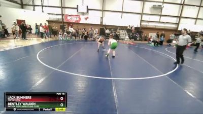 95+ Cons. Round 1 - Jack Summers, Top Of Utah vs Bentley Walden, Payson Lions Wrestling Club