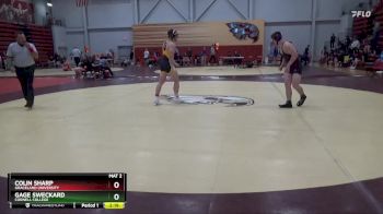 157 lbs Cons. Round 2 - Colin Sharp, Graceland University vs Gage Sweckard, Cornell College