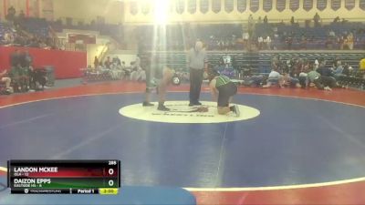 285 lbs Round 1 (16 Team) - Landon McKee, Ola vs Daizon Epps, Eastside Hs