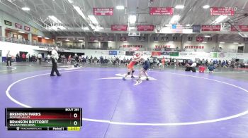 174 lbs Champ. Round 2 - Brenden Parks, Missouri Valley vs Branson Bottorff, William Penn (Iowa)