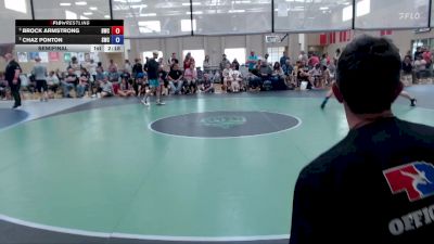 165 lbs Semifinal - Brock Armstrong, Buzzsaw Wrestling Club vs Chaz Ponton, Suples Wrestling Club