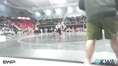 85 lbs Consi Of 4 - Easton Davis, Coweta Tiger Wrestling vs London Miller, Pin-King All Stars