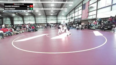 215 lbs Finals (4 Team) - Titan Wright, Hurricane vs Cooper Goodrich, Uintah B