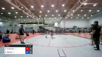 106 lbs Prelims - Ava Andersen, Misfits Code Red vs Caitlin Rankin, Hammer Chicks Team 1