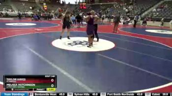 165 lbs Cons. Round 4 - Taylor Hayes, El Dorado vs Melissa Hutchinson, Little Rock Central