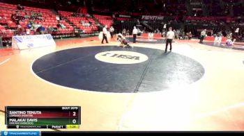 2A 165 lbs Champ. Round 1 - Malakai Davis, Chicago (Hancock) vs Santino Tenuta, Lombard (Montini)