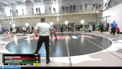 182 lbs Cons. Round 1 - Nathan Hansen, Frenchtown vs Andrew Royston, West Valley (Spokane)