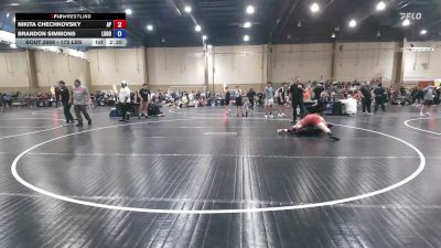 175 lbs Consi Of 4 - Nikita Chechkovsky, Applied Pressure vs Brandon Simmons, Lugo Wrestling Club