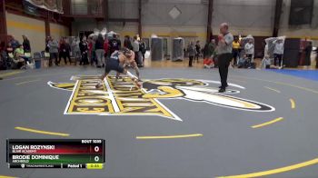 144 lbs 7th Place Match - Brodie Dominique, Archbold vs Logan Rozynski, Blair Academy