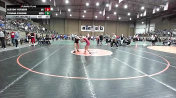 115 lbs Cons. Round 2 - Tatiana Casson, Omaha Westside vs Aleyda Herbert, Hinton
