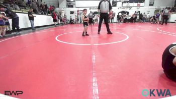 60 lbs Consi Of 8 #2 - Beckett Redmon, Grove Takedown Club vs Cooper Simpson, Salina Wrestling Club