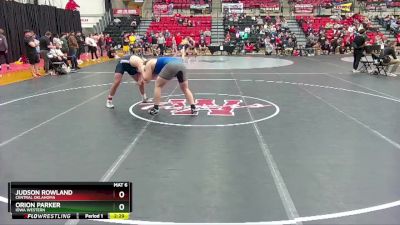 285 lbs Cons. Round 4 - Orion Parker, Iowa Western vs Judson Rowland, Central Oklahoma