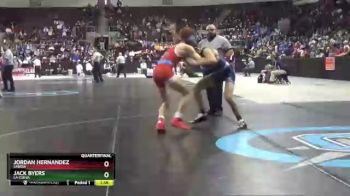 5A 138 lbs Quarterfinal - Jack Byers, La Cueva vs Jordan Hernandez, Sandia
