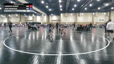 74 lbs Final - Cameron Gilbert, Spartan RTC @LHP vs John Petrovcik, Spartan RTC @LHP