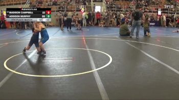 75 lbs 5th Place Match - Madison Campbell, Stebbins vs Addison Murphy, Court House Cobras