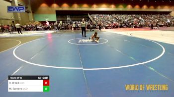 85 lbs Round Of 16 - Hunter O'dell, Hidden Valley Mustangs vs Michael Somera, Unaffiliated