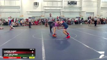 210 lbs Round 2 (6 Team) - Cliff Williford, 84 Athletes vs Carter Durst, All American