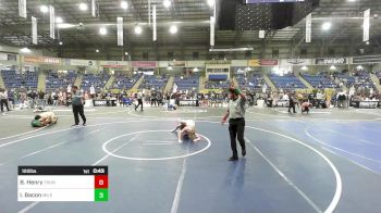 120 lbs Consi Of 4 - Breckin Henry, Thunder Basin HS vs Ian Bacon, Mile High WC