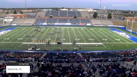 Pecos H.S., TX at 2019 BOA West Texas Regional Championship, pres. by Yamaha