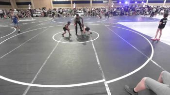 61 lbs Round Of 16 - Evan Guzman, SoCal Hammers vs Connor Sweat, Kalispell WC