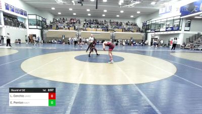 165 lbs Round Of 32 - Louie Cerchio, Unrostered- Spartan Combat RTC vs Eli Penton, Navy