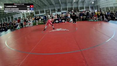 126 lbs Champ. Round 2 - Lander Bosh, Utah vs Joseph Gonthier, California