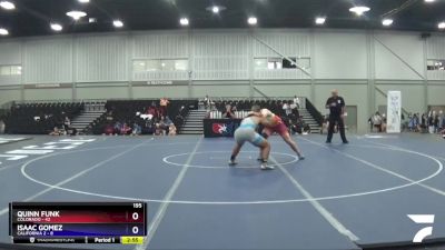 195 lbs Quarters & 1st Wb (16 Team) - Quinn Funk, Colorado vs Isaac Gomez, California 2