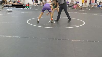 113 lbs Round 3 (6 Team) - Levi Green, West Forsyth Wrestling Club vs Aya Ghamlouch, Team Snapdown