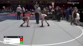 89 lbs Consolation - Deagan Barnes, Idaho Gold vs Mason Madel, North Montana WC