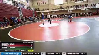 195 lbs Quarterfinal - Hudson Davis, Newberg vs Owen Townes, Grants Pass