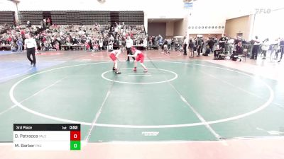 96-M lbs 3rd Place - Domenico Petracca, Yale Street vs Marc Barber, Paulsboro