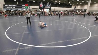 77 lbs Cons. Semis - Mason McDaniel, Chickasha Wrestling vs Oliver Umlauf, Berge Elite Wrestling Academy