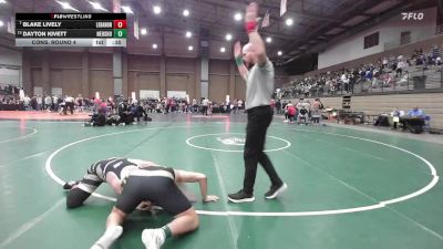 215 lbs Cons. Round 4 - Dayton Kivett, Neosho vs Blake Lively, Lebanon