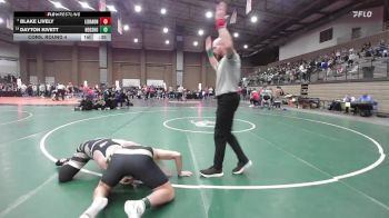 215 lbs Cons. Round 4 - Dayton Kivett, Neosho vs Blake Lively, Lebanon