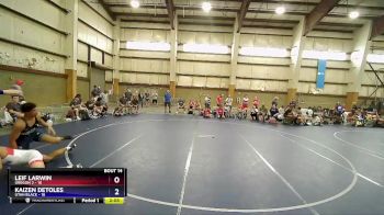 165 lbs Quarters & Wb (16 Team) - Leif Larwin, Oregon 2 vs Kaizen DeToles, Utah Black