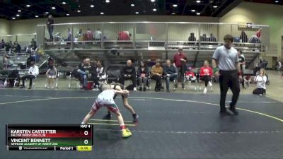 60 lbs Cons. Round 3 - Karsten Castetter, Falcon Wrestling Club vs Vincent Bennett, Simmons Academy Of Wrestling