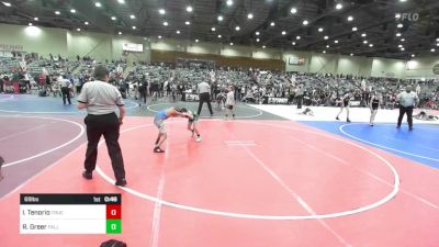 69 lbs Consi Of 8 #1 - Israel Tenorio, Truckee WC vs Ryder Greer, Fallon Outlaws WC