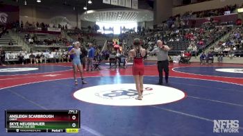 6A 105 lbs Cons. Round 1 - Skye Neugebauer, Springdale Har-Ber vs Ansleigh Scarbrough, Cabot