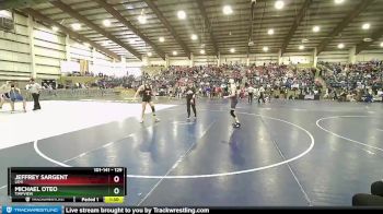 129 lbs Cons. Round 4 - Jeffrey Sargent, Lehi vs Michael Oteo, Timpview