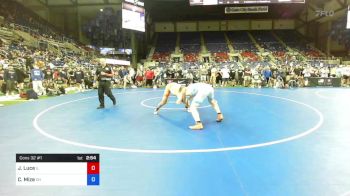 170 lbs Cons 32 #1 - Jacob Luce, Illinois vs Carson Mize, Ohio